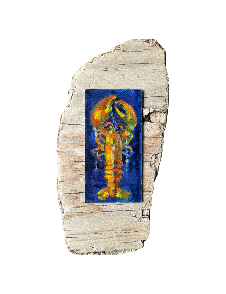 Lobster on Driftwood