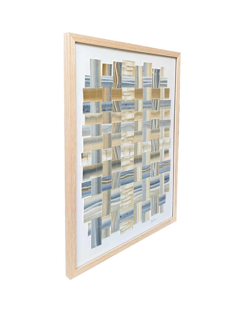 Framed Basketweave Collage