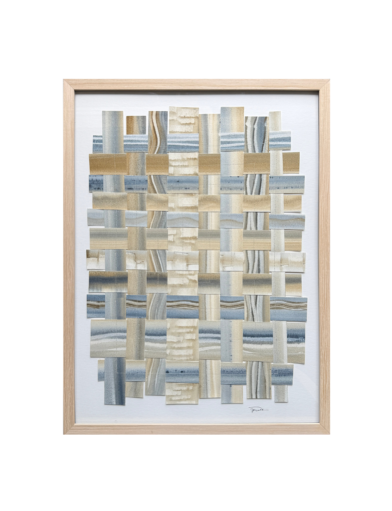 Framed Basketweave Collage