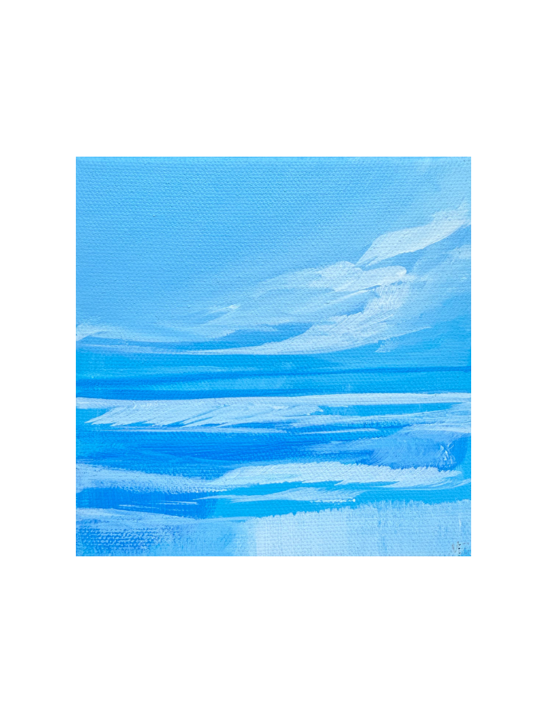 Bright Bay II Painting