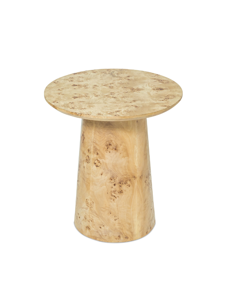 Burl Side Table