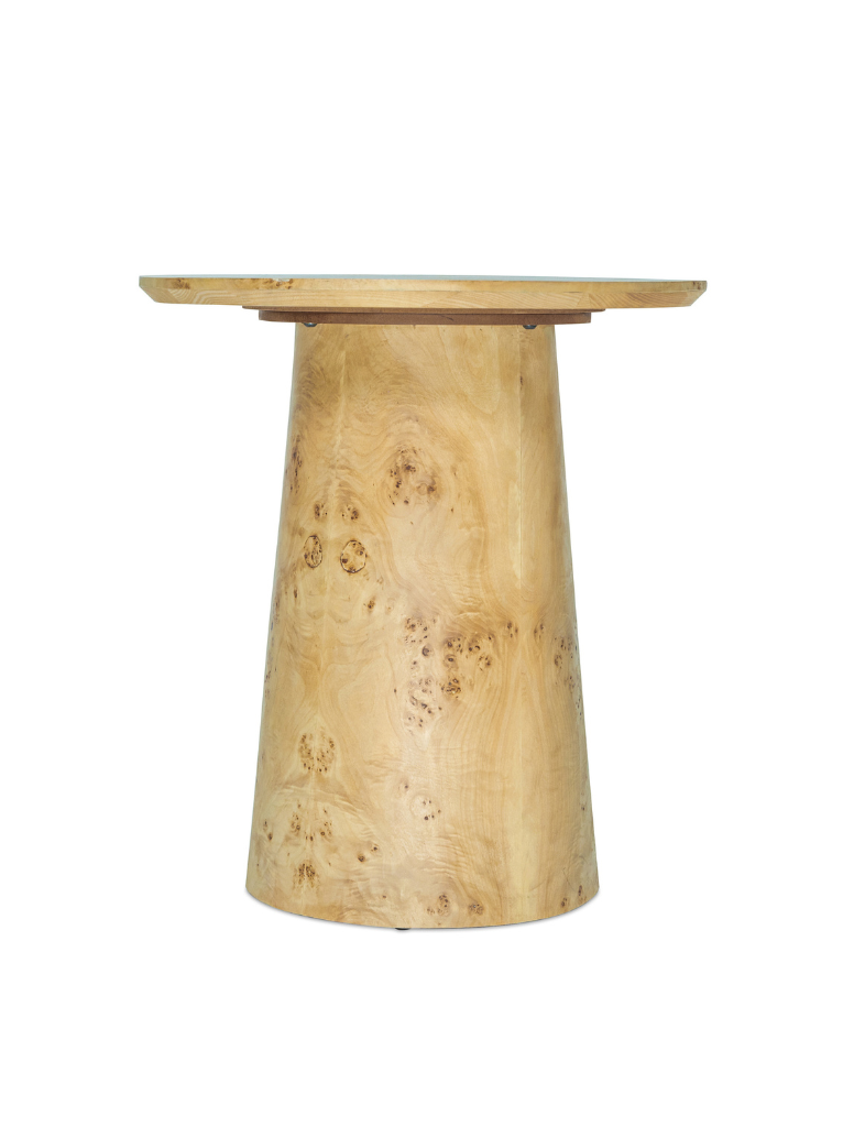 Burl Side Table