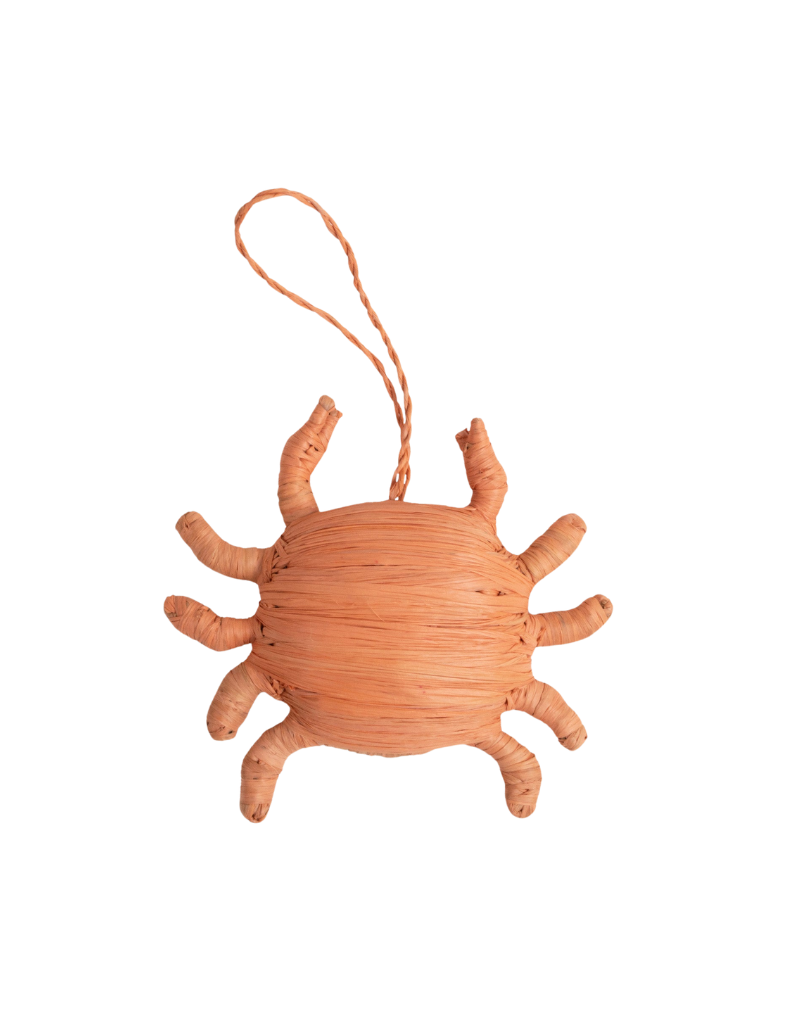 Woven Crab Ornament