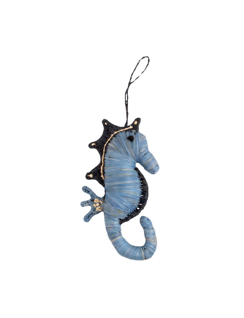 Woven Seahorse Ornament