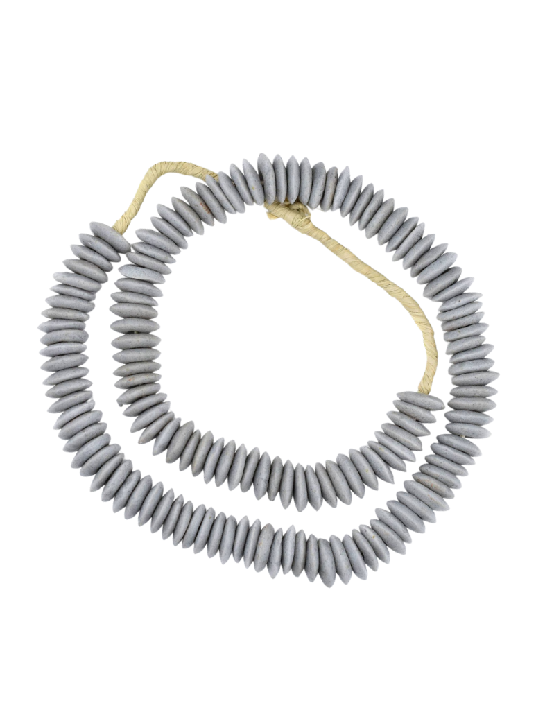 Light Grey Glass Beads