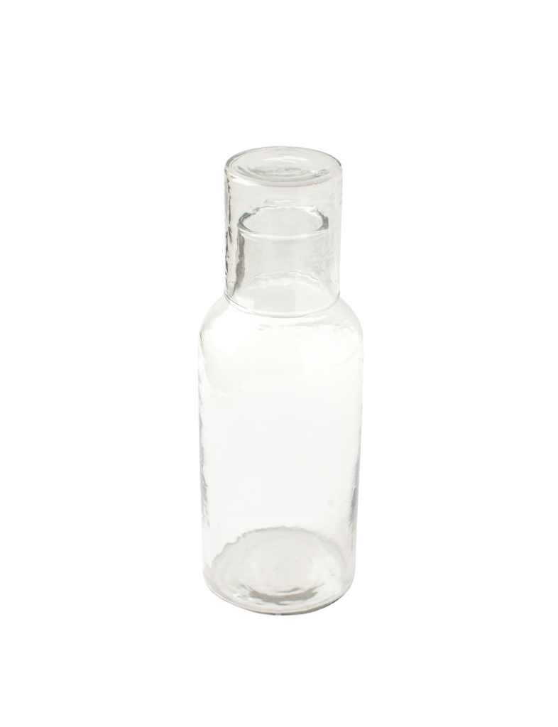 Hammered Glass Carafe