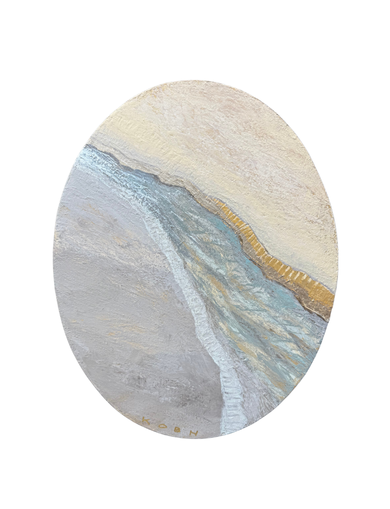 Large Oval Tide Scape II