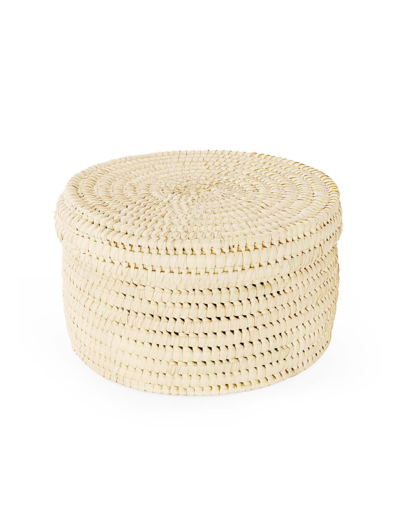 Lidded Palm Basket