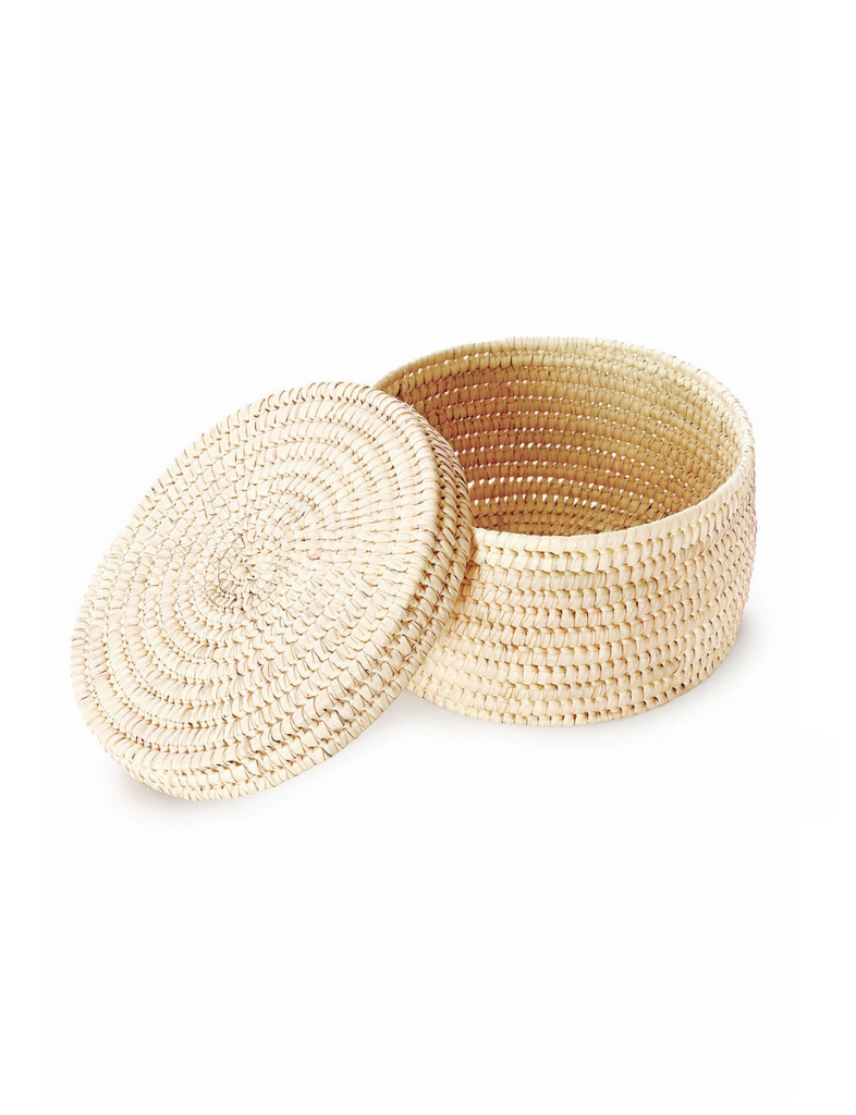 Lidded Palm Basket
