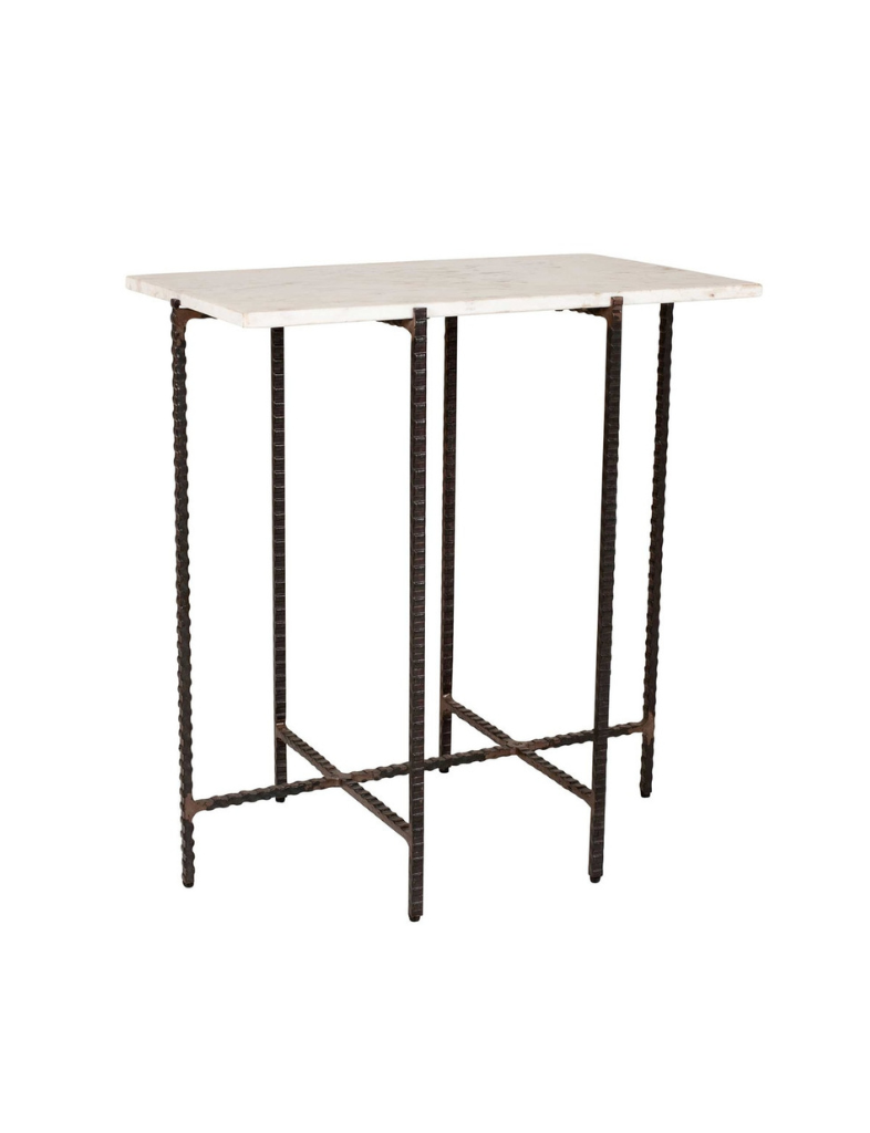 Rectangular Marble Side Table