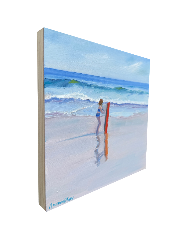 Surf's Up Oil Painting