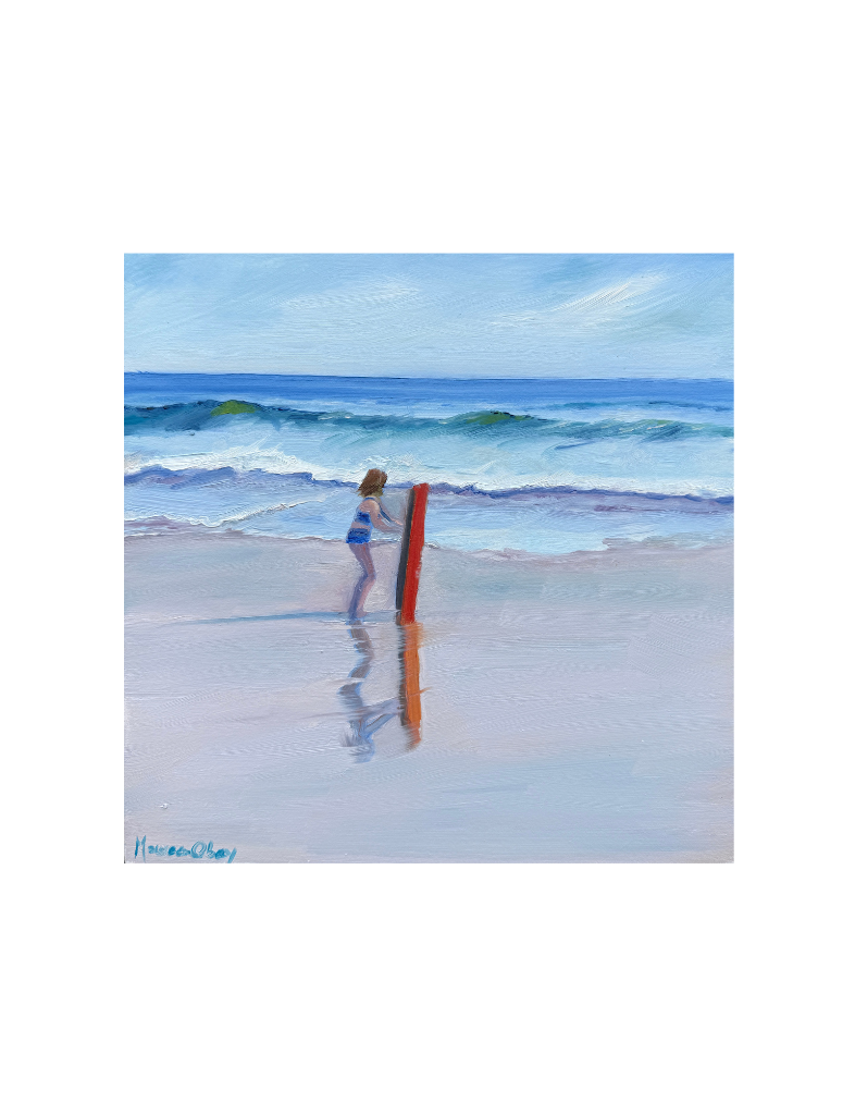 Surf's Up Oil Painting