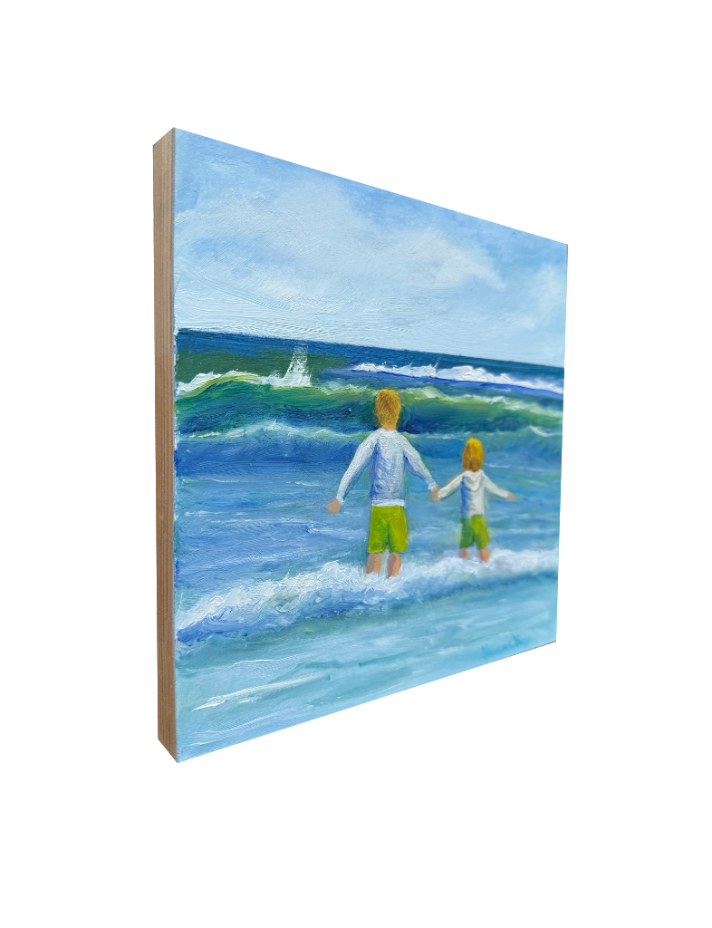 Ready, Set, Go Oil Painting