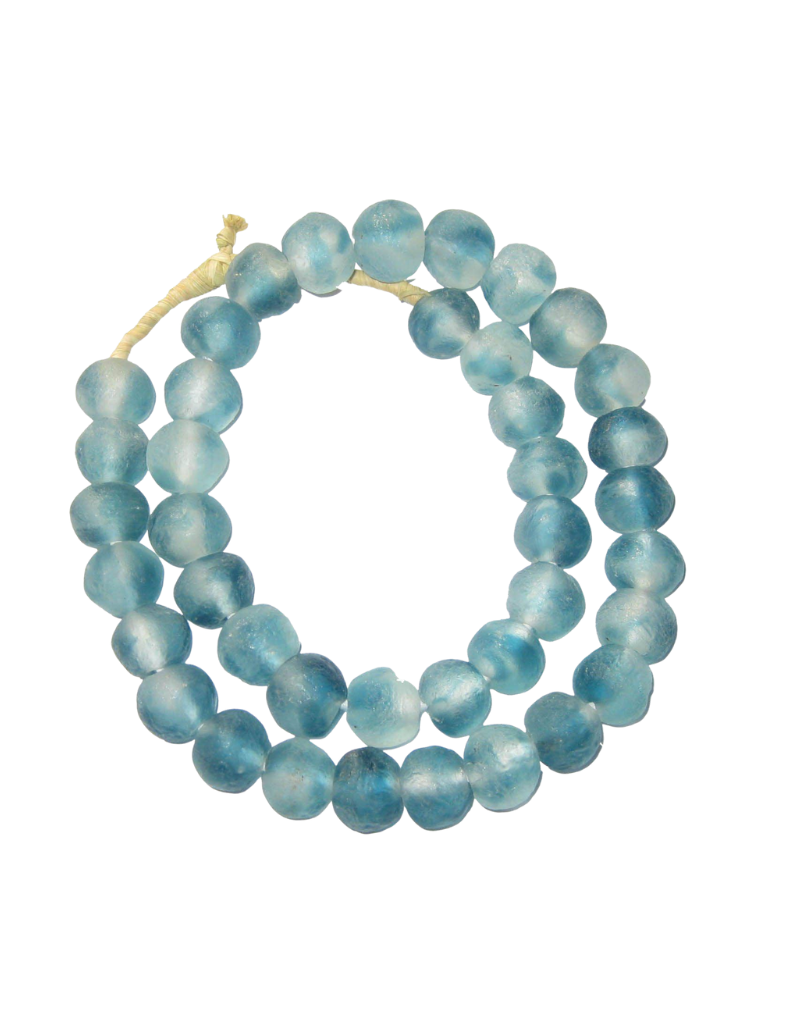 Stormy Sea Recycled Glass Beads