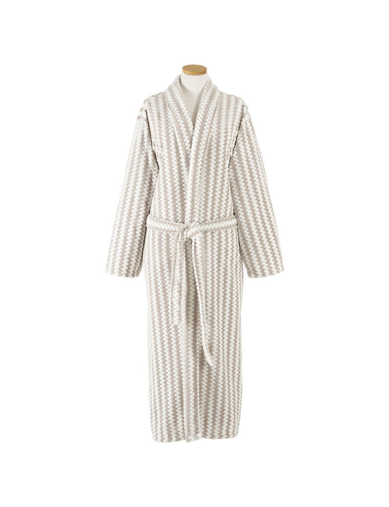 Stripe Fleece Robe