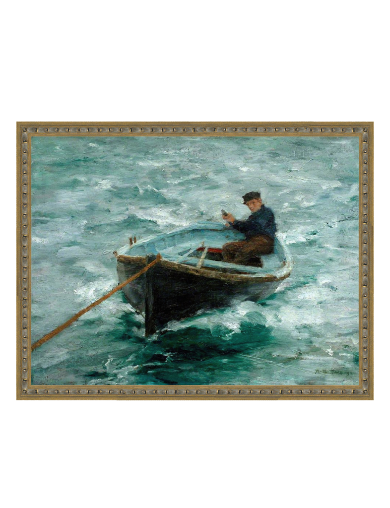 Boy in a Boat Print