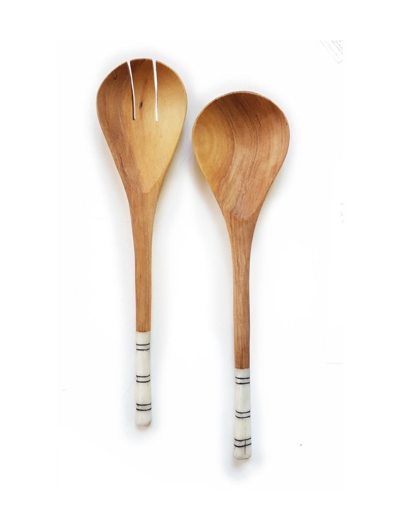 Striped Olive Wood Servers
