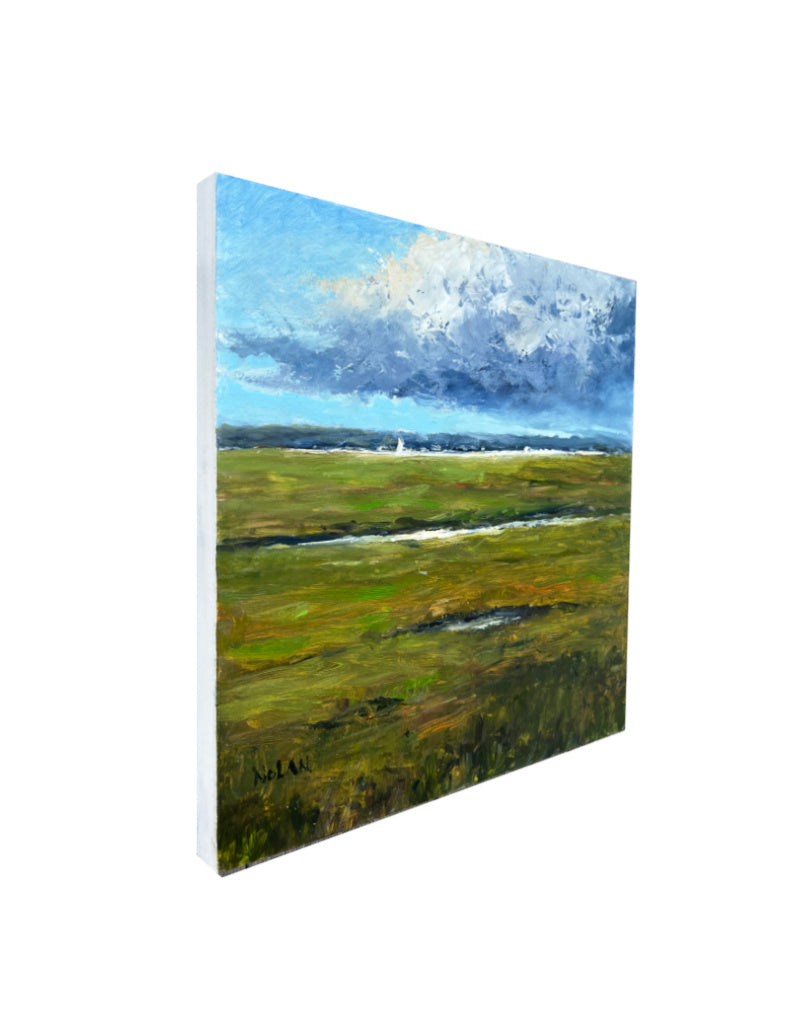 October Marsh Oil Painting