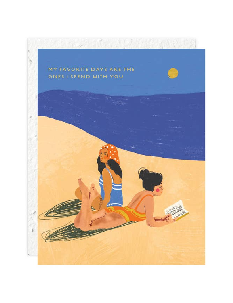 Beach Girls Card | Plantable Envelope