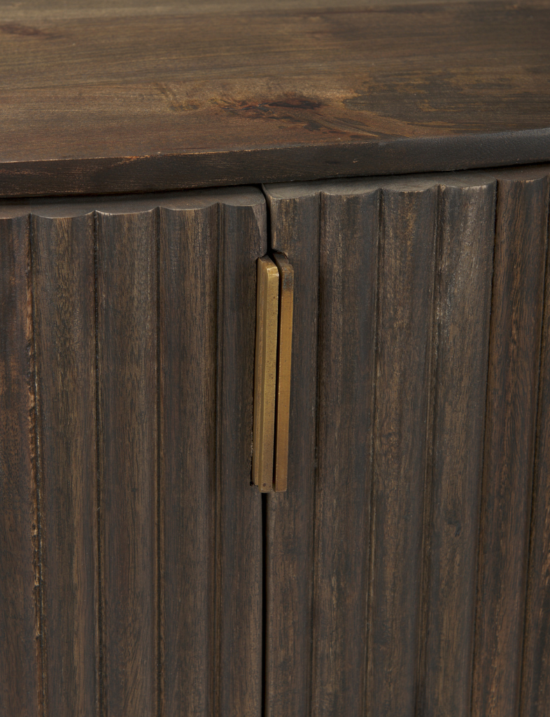 Fluted Accent Cabinet