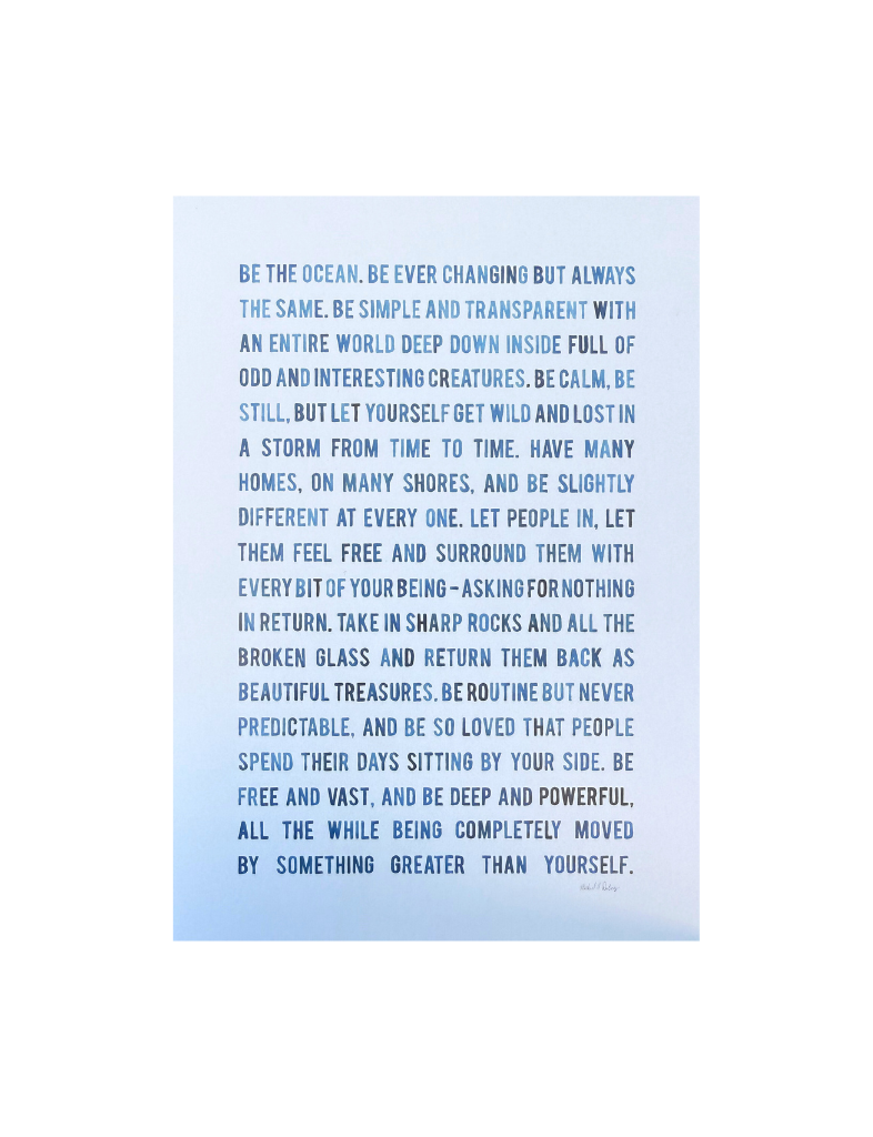 Be the Ocean Card