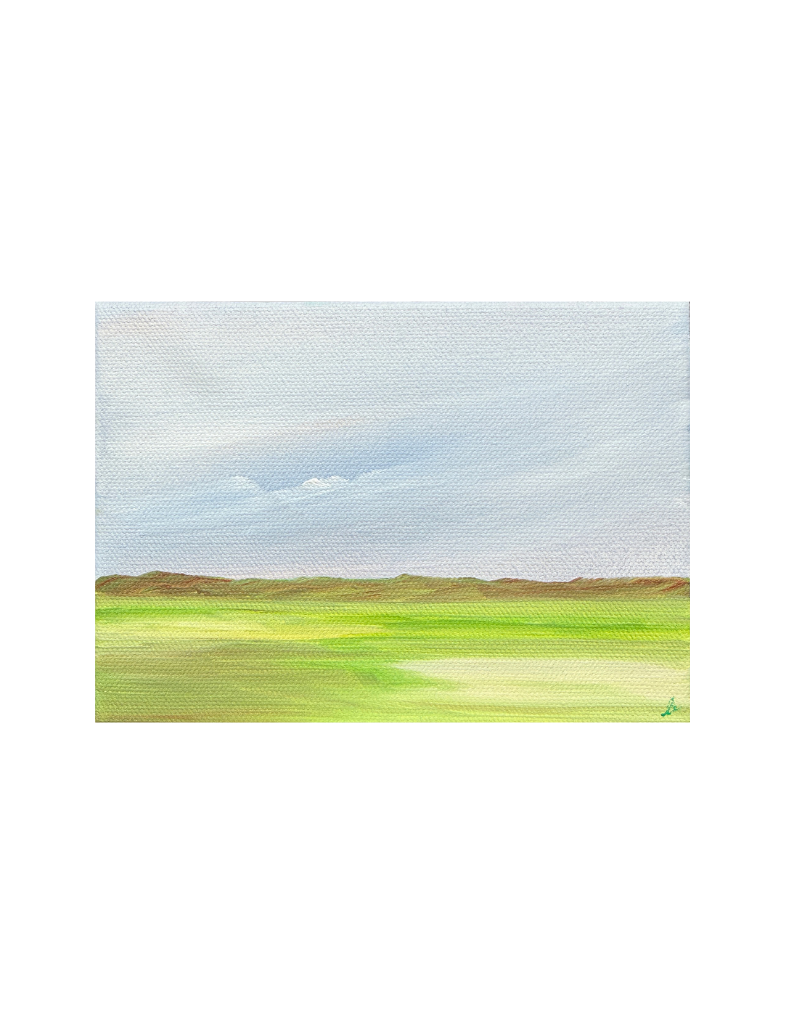 Cape Tee Time Painting