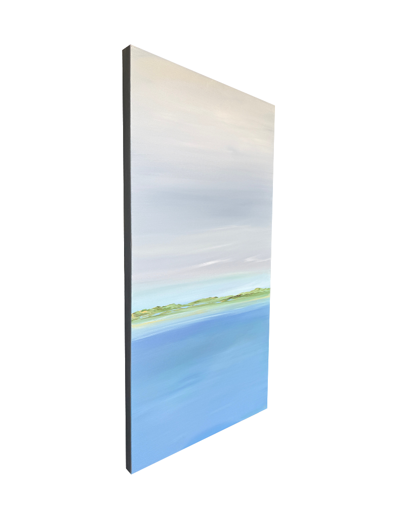 Seaside Hues Painting - detail view