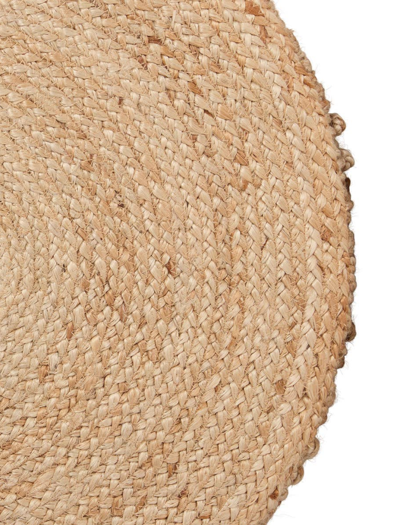 Macie Jute Pouf