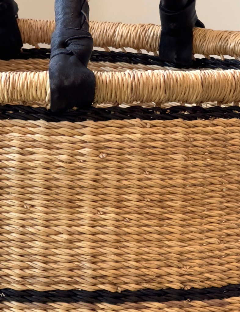 Black Stripe Basket