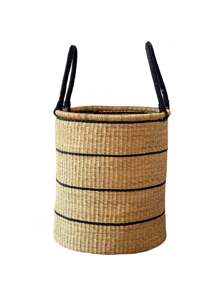 Black Stripe Basket