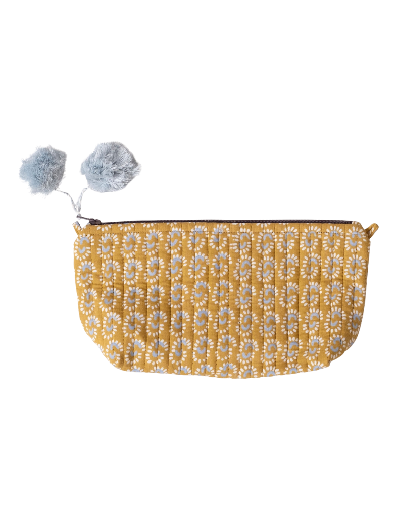 Zahra Block Printed Pouch