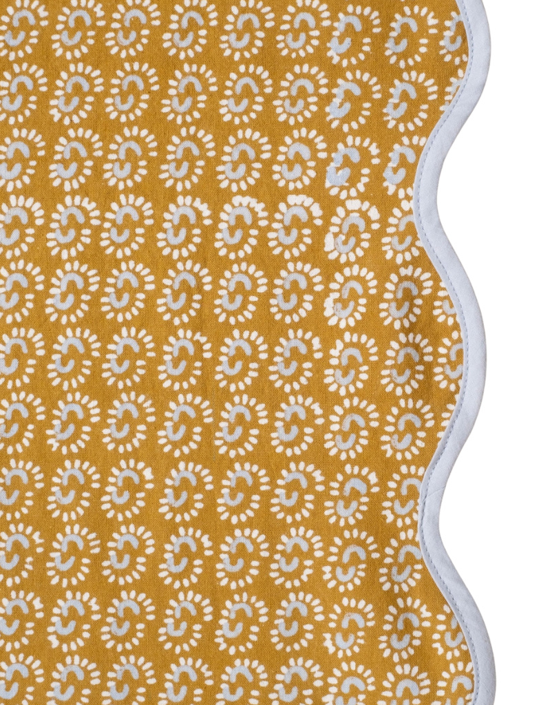 Zahra Block Printed Table Runner