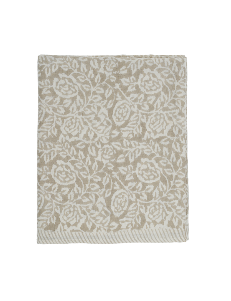 Abigail Block Print Tablecloth