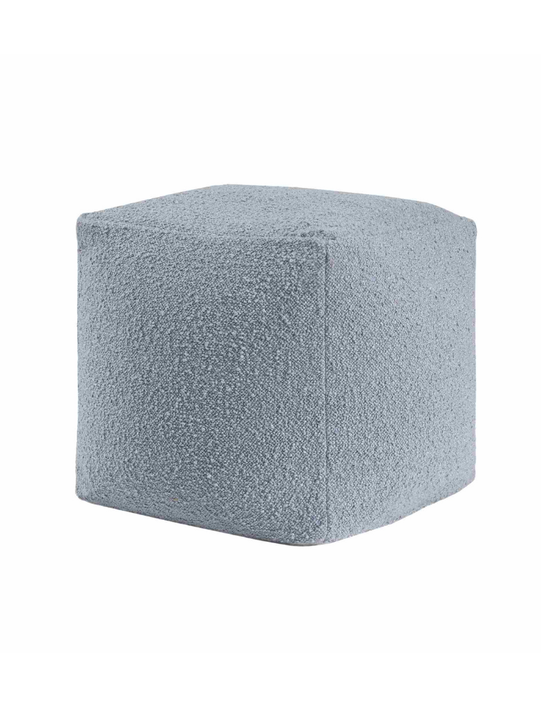 Soft Blue Pouf