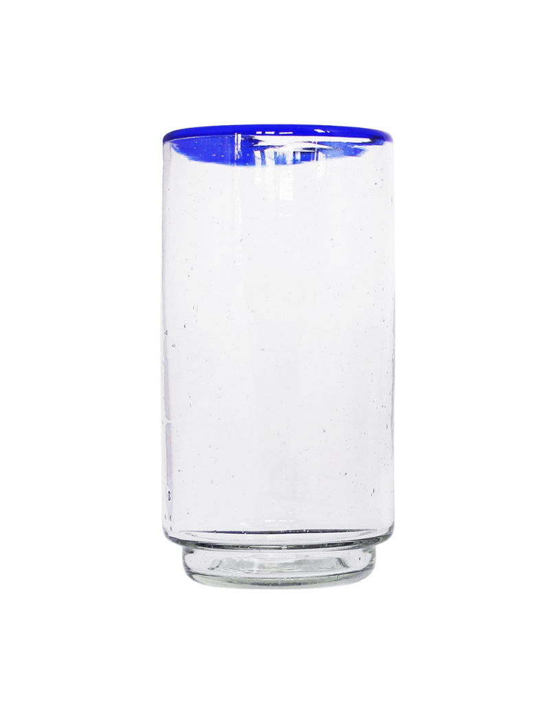 Blue Rimmed Glass