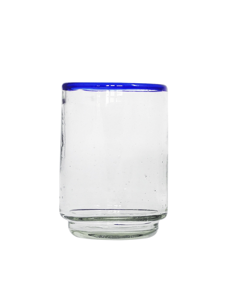 Blue Rimmed Glass  Elburne
