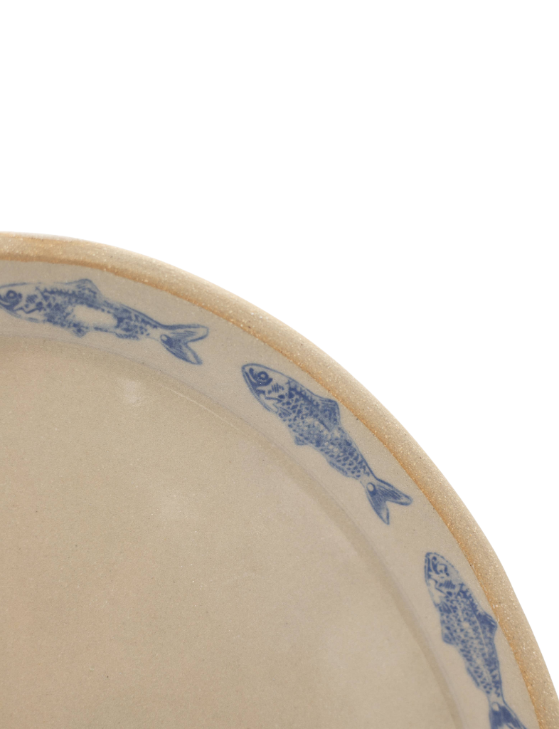 Oval Sardine Ceramic Tray