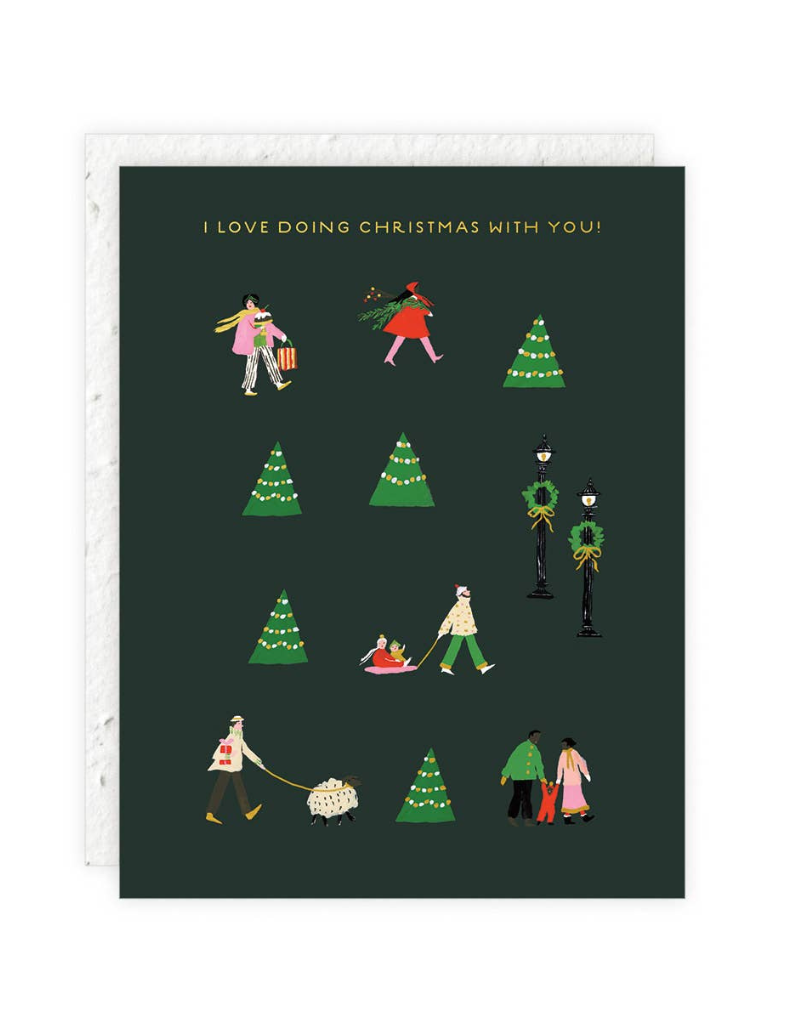 Christmas With You Card | Plantable Envelope