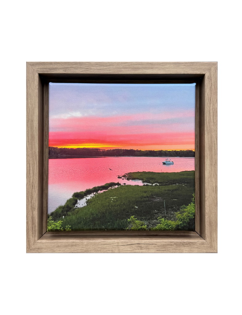 Bass River Sunset Framed Print