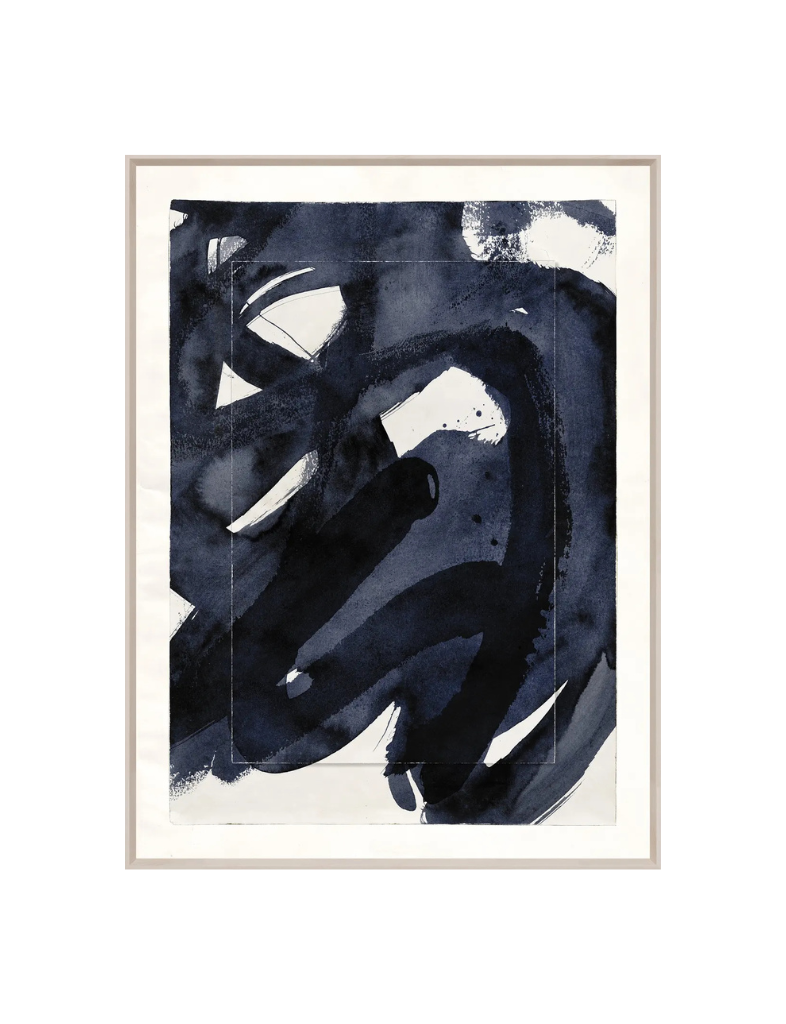 Indigo Movement Print I