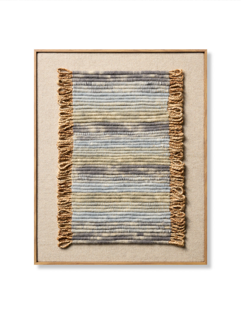 Coastal Hues Framed Textile
