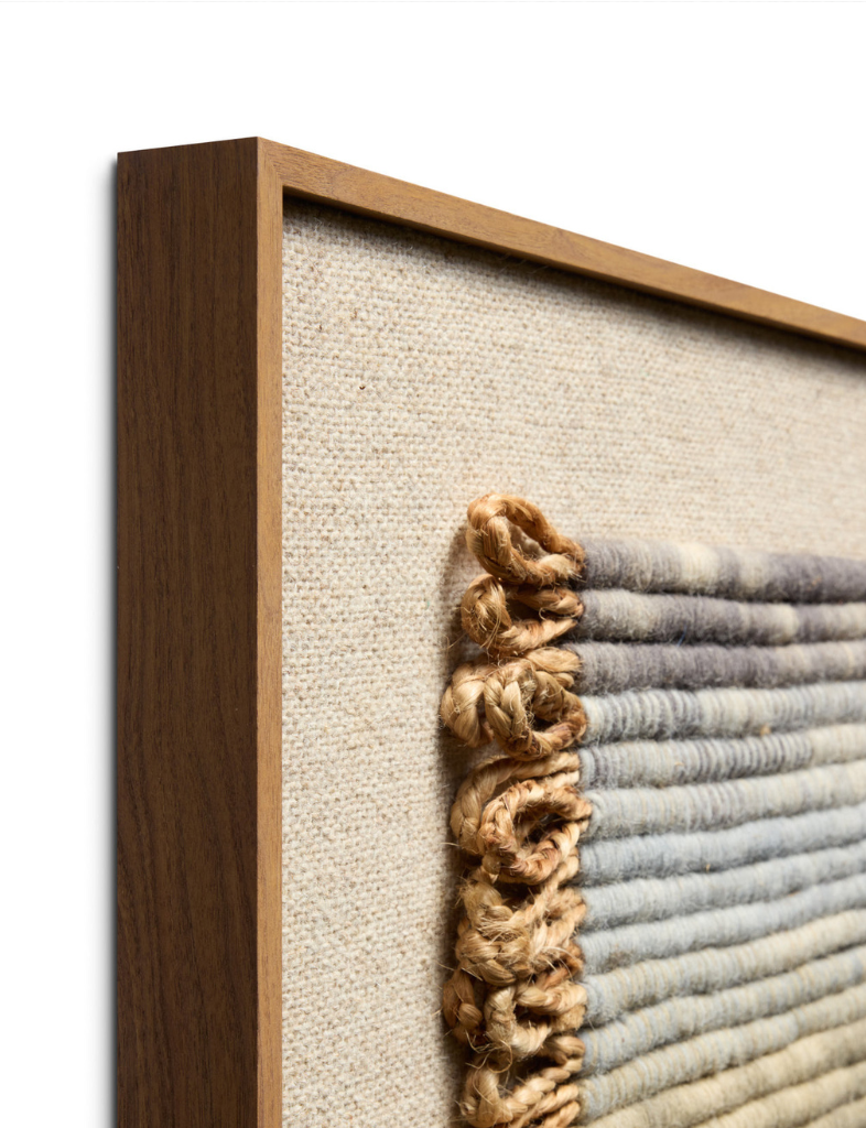 Coastal Hues Framed Textile