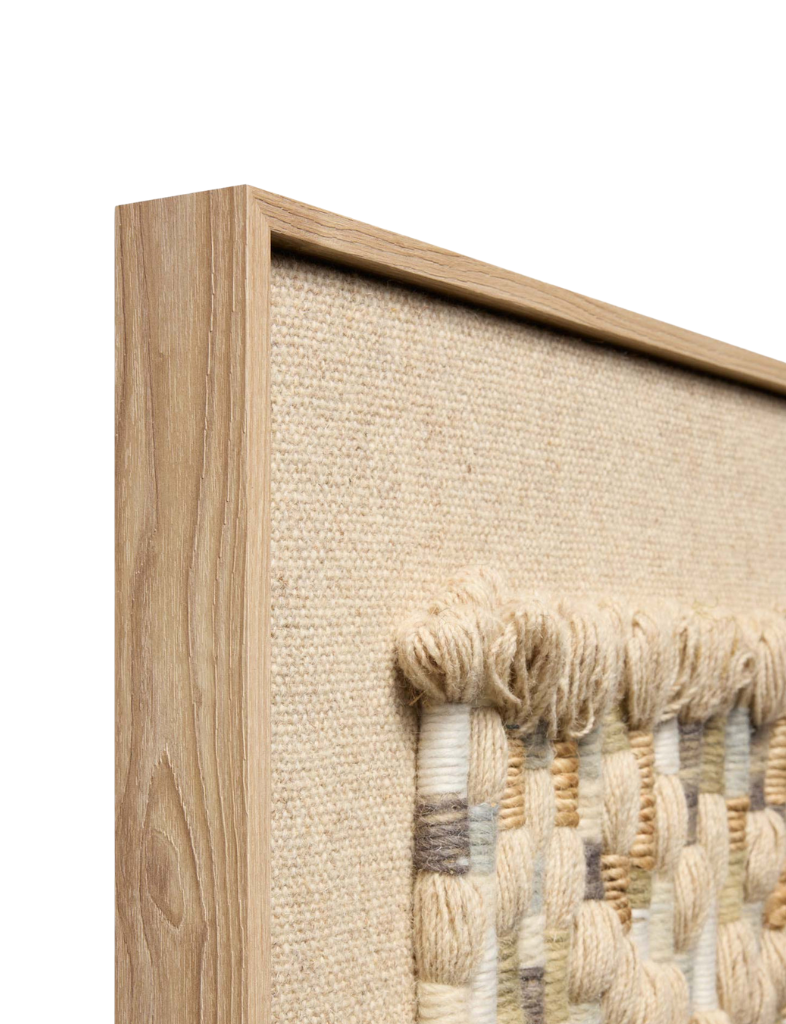 Maré Braided Framed Textile