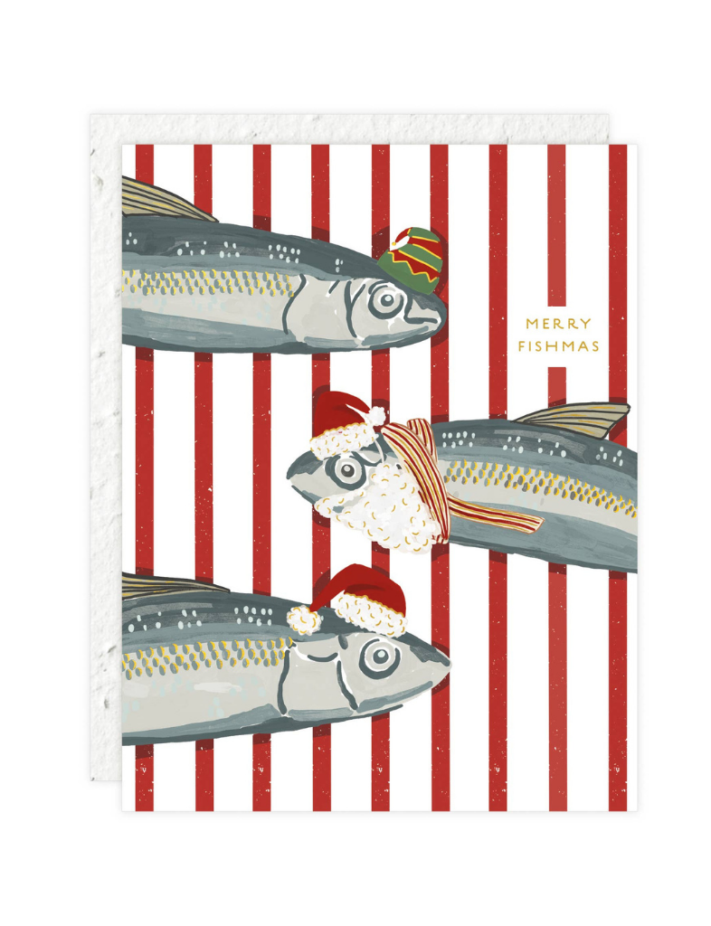 Merry Fishmas Greeting Card | Plantable Envelope