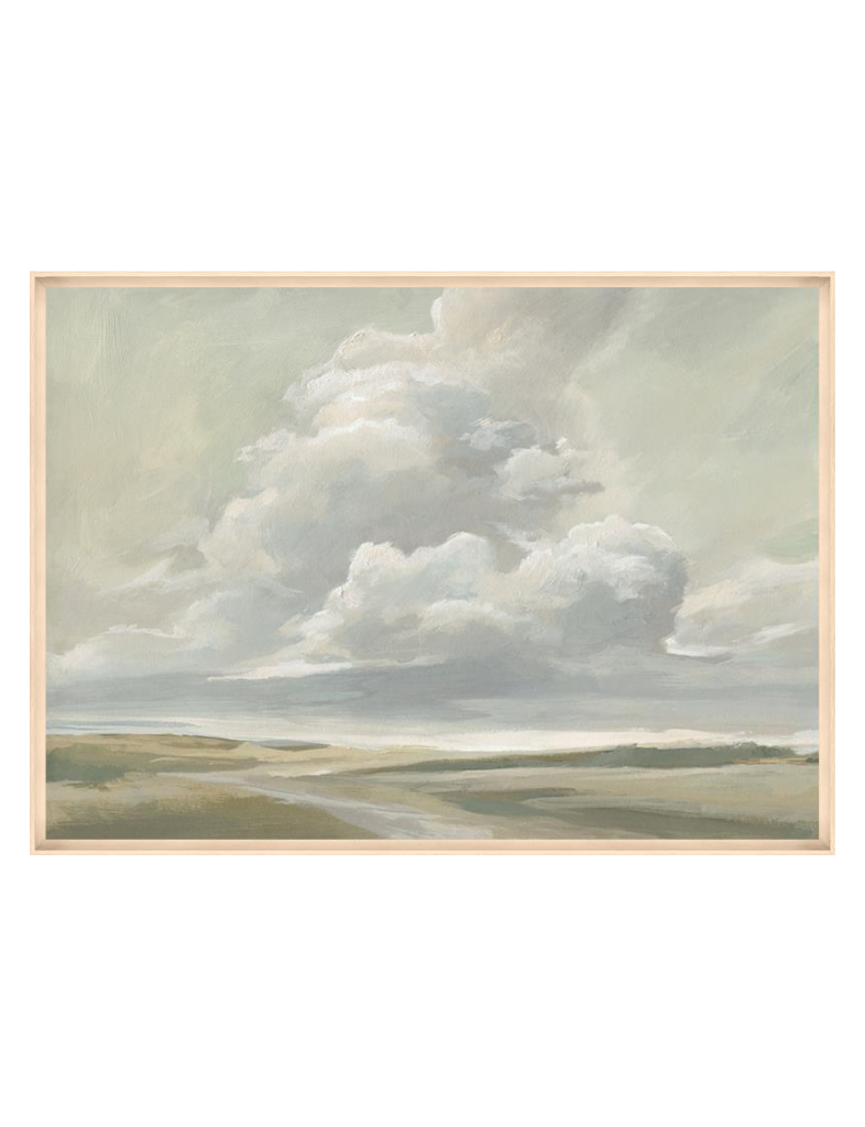 The Clouds Above Framed Print