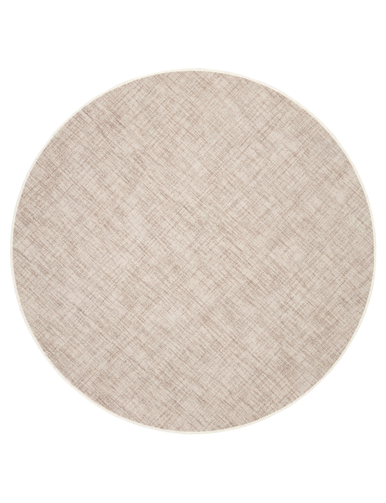 Zara Round Crosshatch Rug