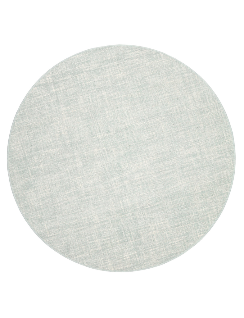 Zara Round Crosshatch Rug