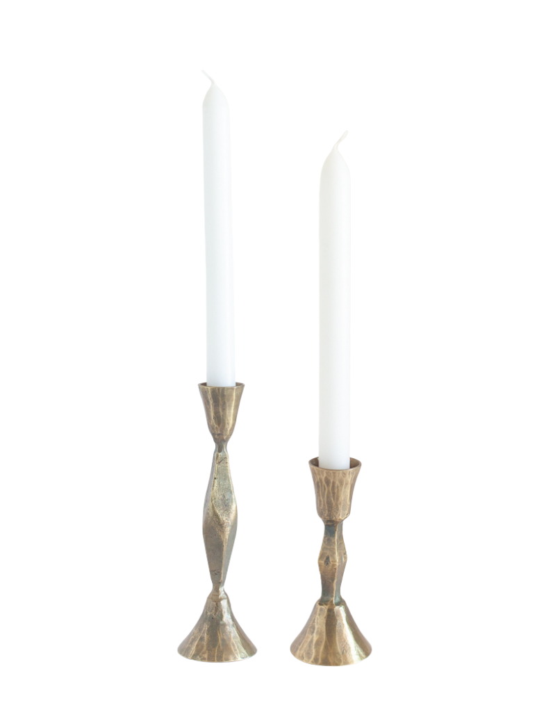 Hand-Forged Iron Candle Stand