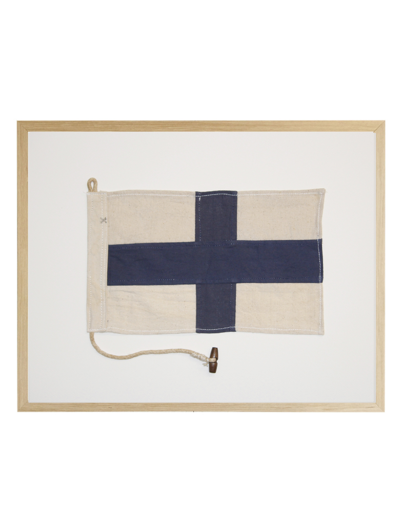 Framed Nautical Flag