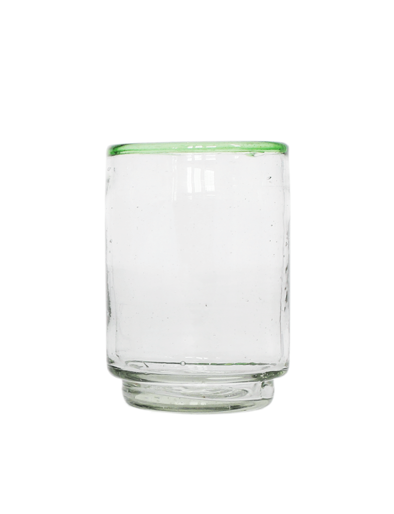 Green Rimmed Glass